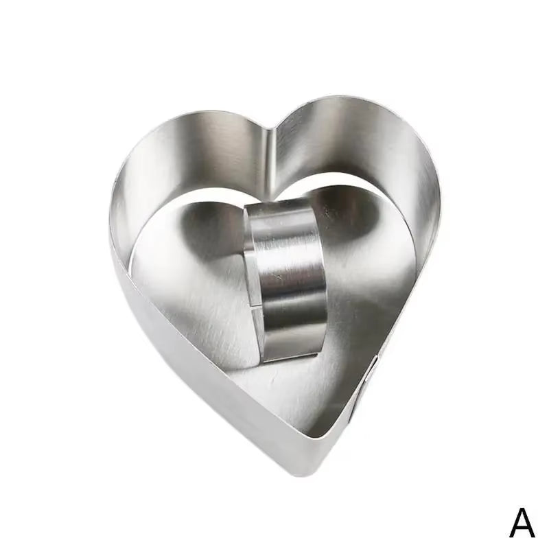 Stainless Steel 3D round Cake Molds for DIY Bakeware Cake Molds Cupcake Mold Salad Dessert Die Mousse Ring Cake Decorting Tools