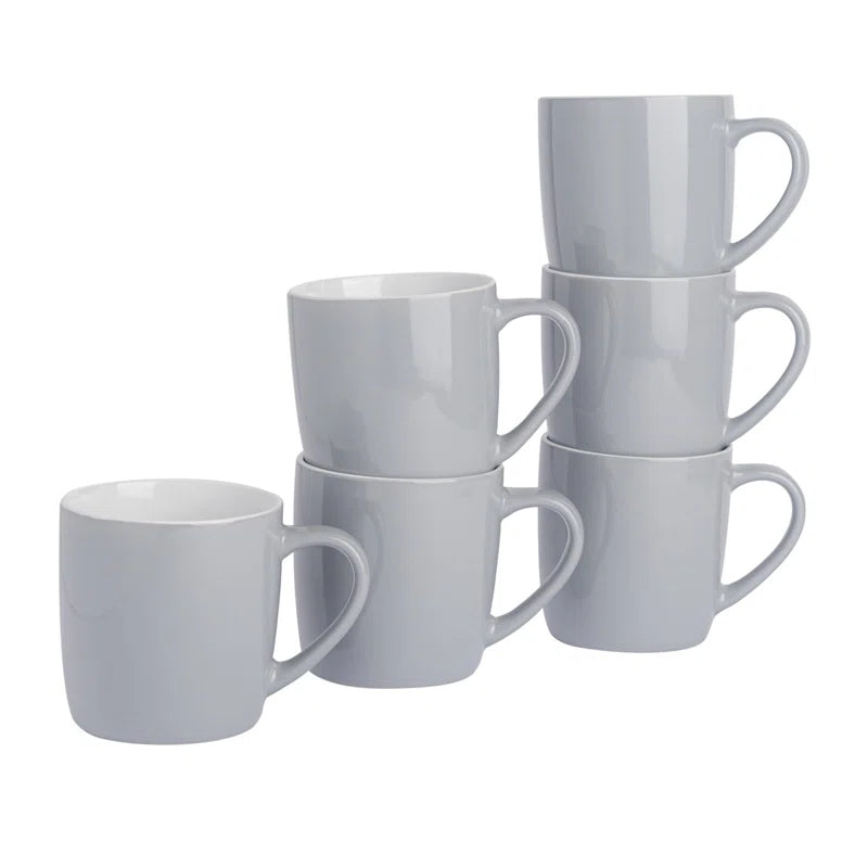 - Coloured Coffee Mugs - 350Ml - Pack of 6