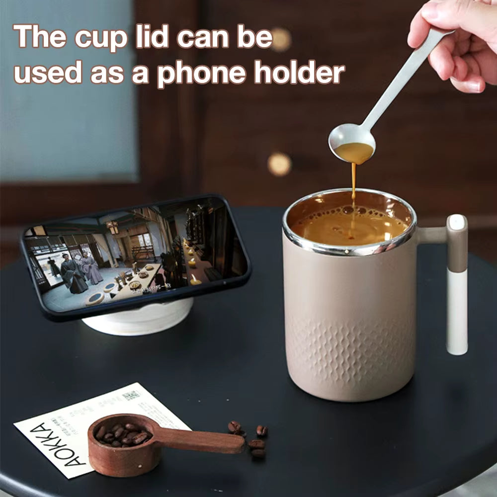 450ML Tea Cup with Infuser Coffee Thermo Mug for Office Leakproof Tea Milk Cup Stainless Steel Liner Drinking Cup Drinkware