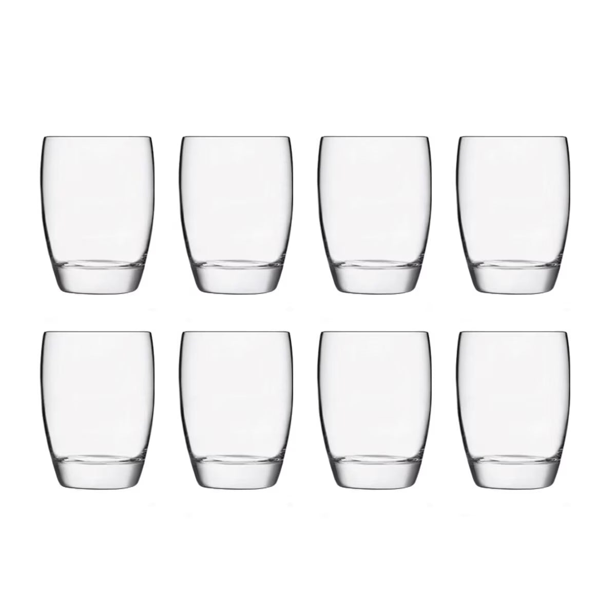 Luigi Bormioli Michelangelo D.O.F Glasses, 345Ml, 8 Pack