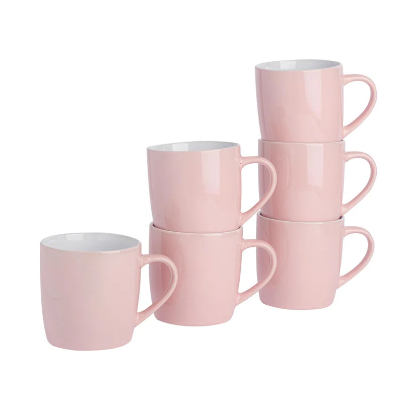 - Coloured Coffee Mugs - 350Ml - Pack of 6