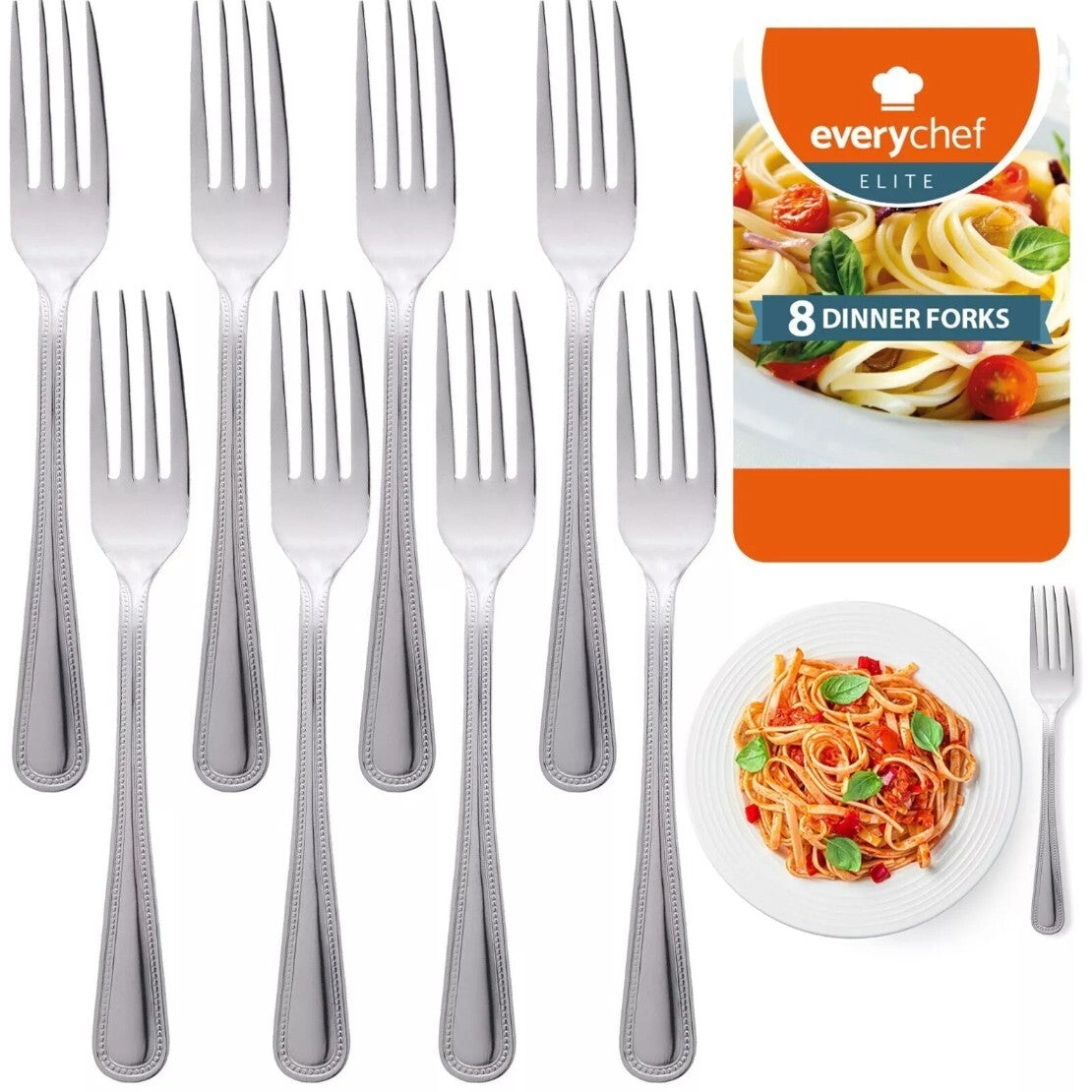 4-16Pk Stainless Steel Dinner Forks Cutlery Dining Table Kitchen Set Pastry Cake