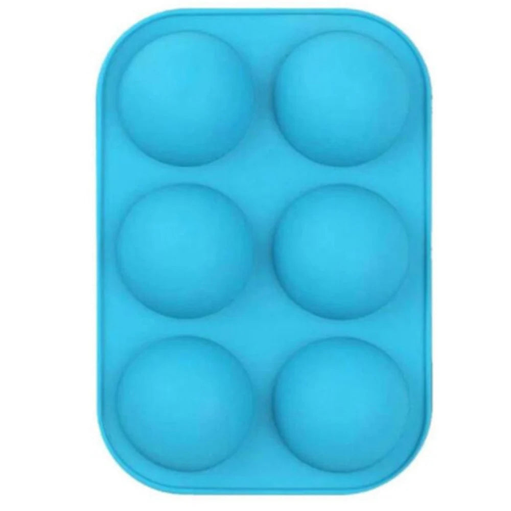 Half Sphere Silicone Soap Molds Bakeware Cake Decorating Tools Pudding Jelly Chocolate Fondant Mould Ball Biscuit Baking Mould