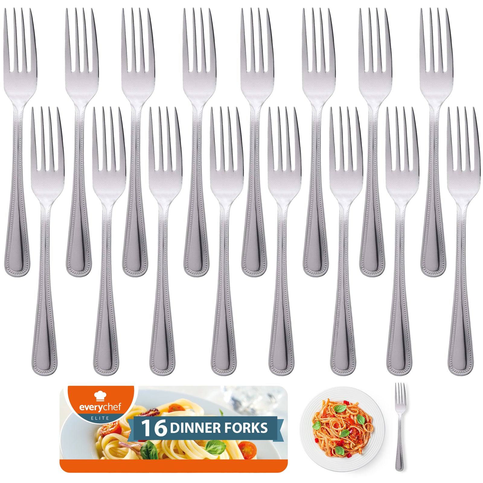 4-16Pk Stainless Steel Dinner Forks Cutlery Dining Table Kitchen Set Pastry Cake
