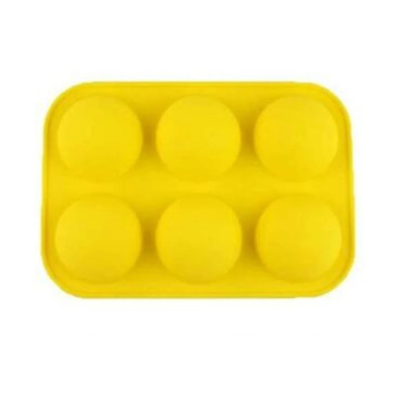 Half Sphere Silicone Soap Molds Bakeware Cake Decorating Tools Pudding Jelly Chocolate Fondant Mould Ball Biscuit Baking Mould