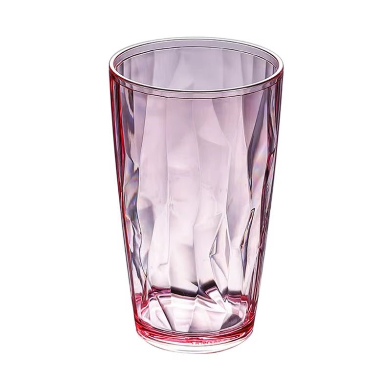 Shatterproof Wine Glasses Unbreakable Water Tumblers 490Ml Reusable Fruit Juice Beer Cup Champagne Drinking Cup for Bar
