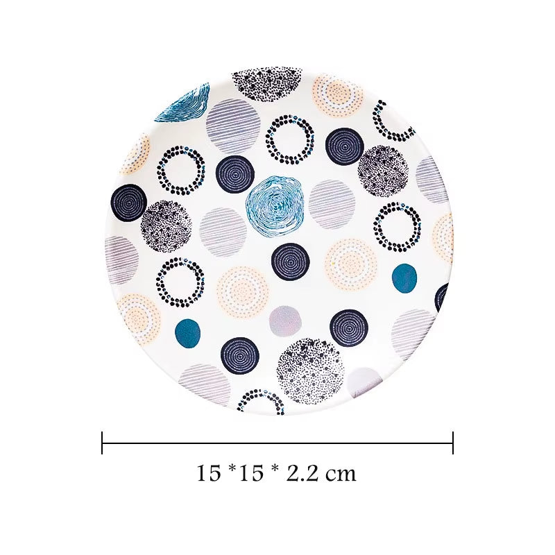 Melamine Dinnerware Bpa-Free Dishwasher Safe 100%,White Melamine Dinner Plates for Casual Dining Indoor and Outdoor Dining Party