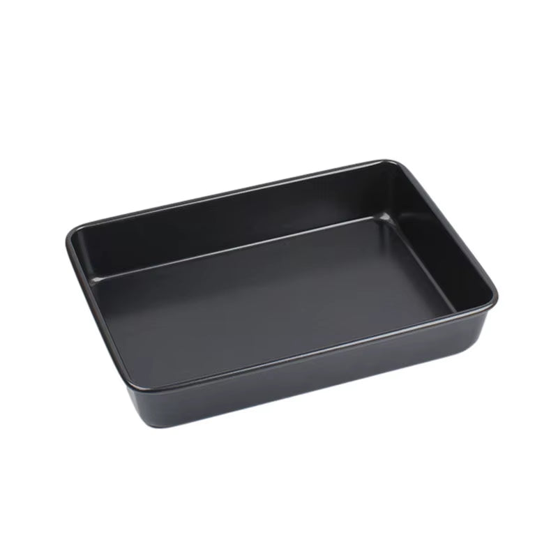 Black Carbon Steel Rectangular Baking Tray Loaf Toast Bread Cake Bakeware DIY Pastry Nonstick Mold Pan Dish Kitchen Utensils