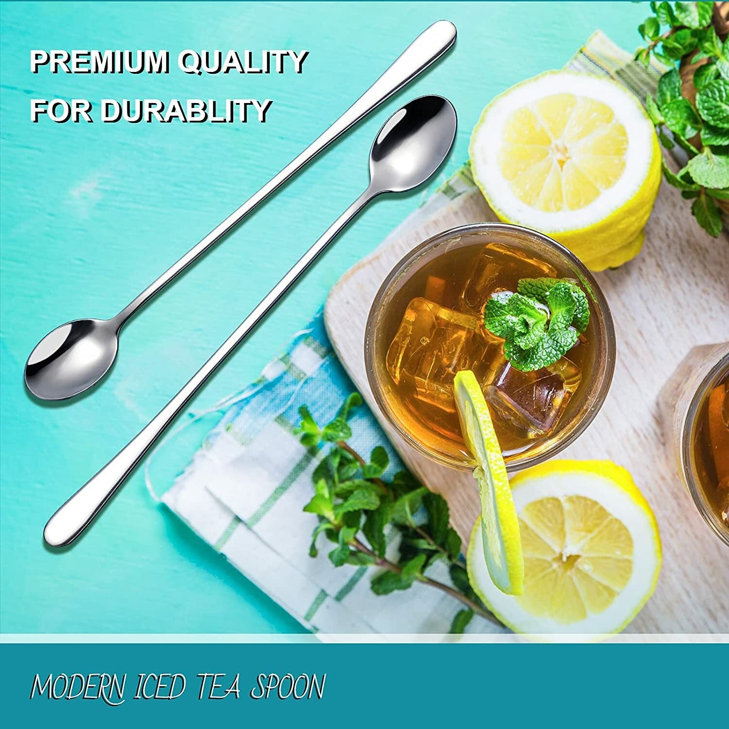 Latte Spoons β Long Handle Coffee, Dessert & Ice Cream Sundae Spoons, High Quali