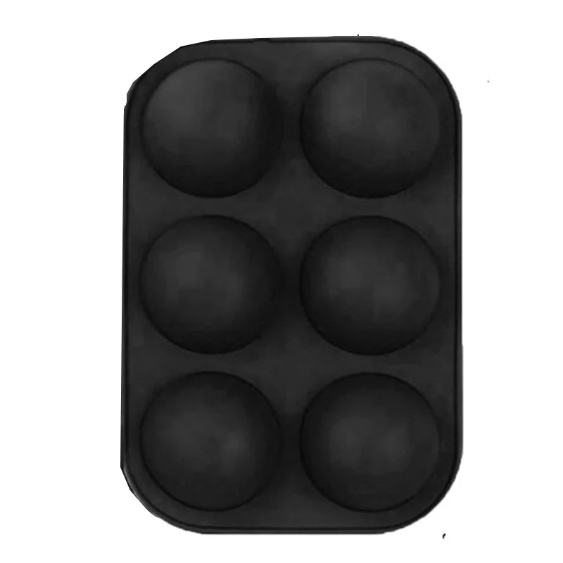 Half Sphere Silicone Soap Molds Bakeware Cake Decorating Tools Pudding Jelly Chocolate Fondant Mould Ball Biscuit Baking Mould