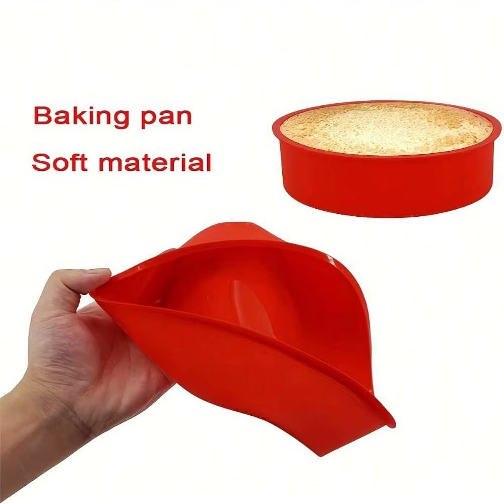 4/6/8 Inch Silicone round Cake Mold Nonstick Baking Pan for Mousse Dessert DIY Kitchen Bakeware Tool for Oven Pastry Cake Tools
