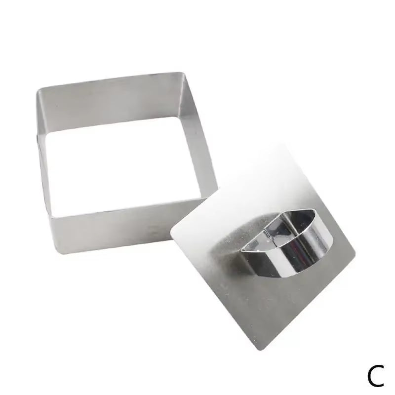 Stainless Steel 3D round Cake Molds for DIY Bakeware Cake Molds Cupcake Mold Salad Dessert Die Mousse Ring Cake Decorting Tools