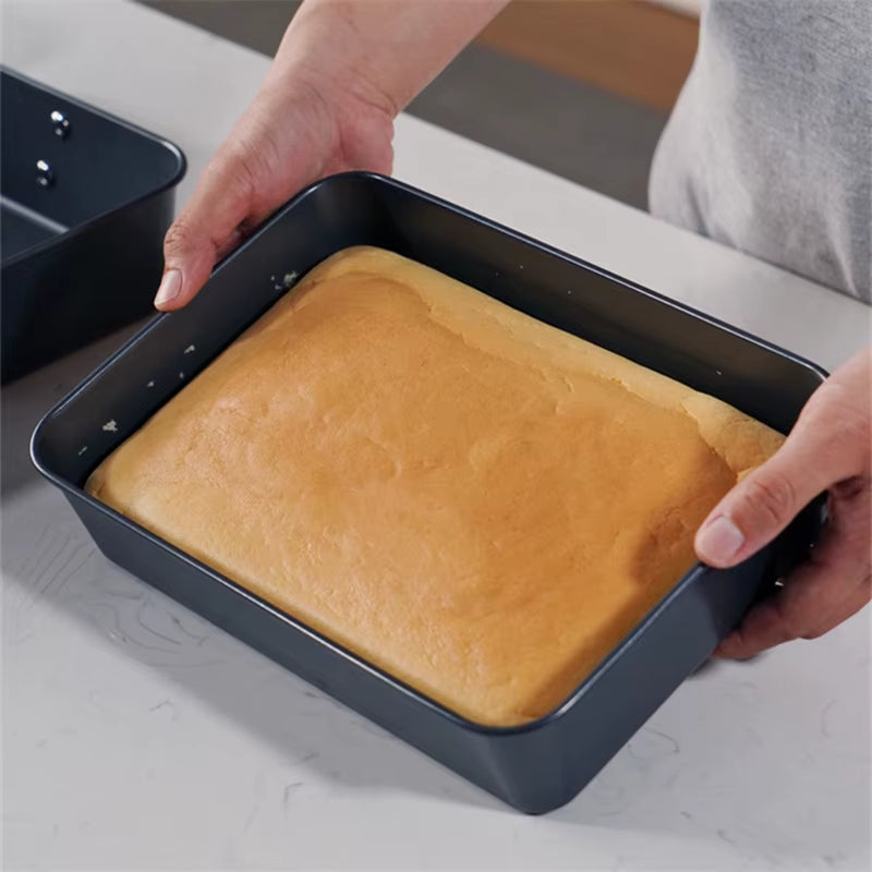 Black Carbon Steel Rectangular Baking Tray Loaf Toast Bread Cake Bakeware DIY Pastry Nonstick Mold Pan Dish Kitchen Utensils