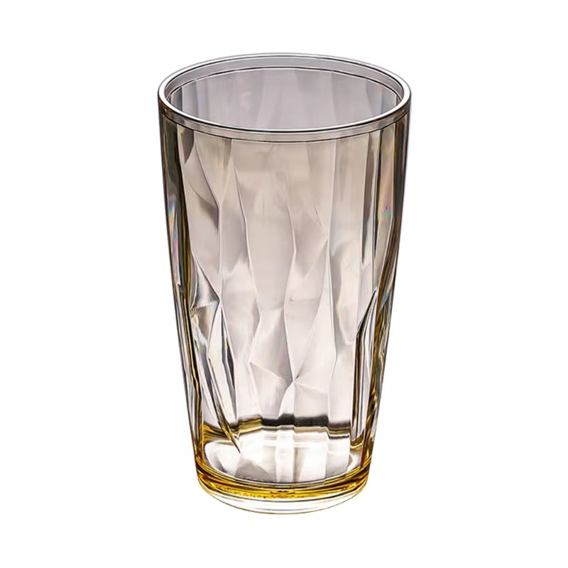 Shatterproof Wine Glasses Unbreakable Water Tumblers 490Ml Reusable Fruit Juice Beer Cup Champagne Drinking Cup for Bar