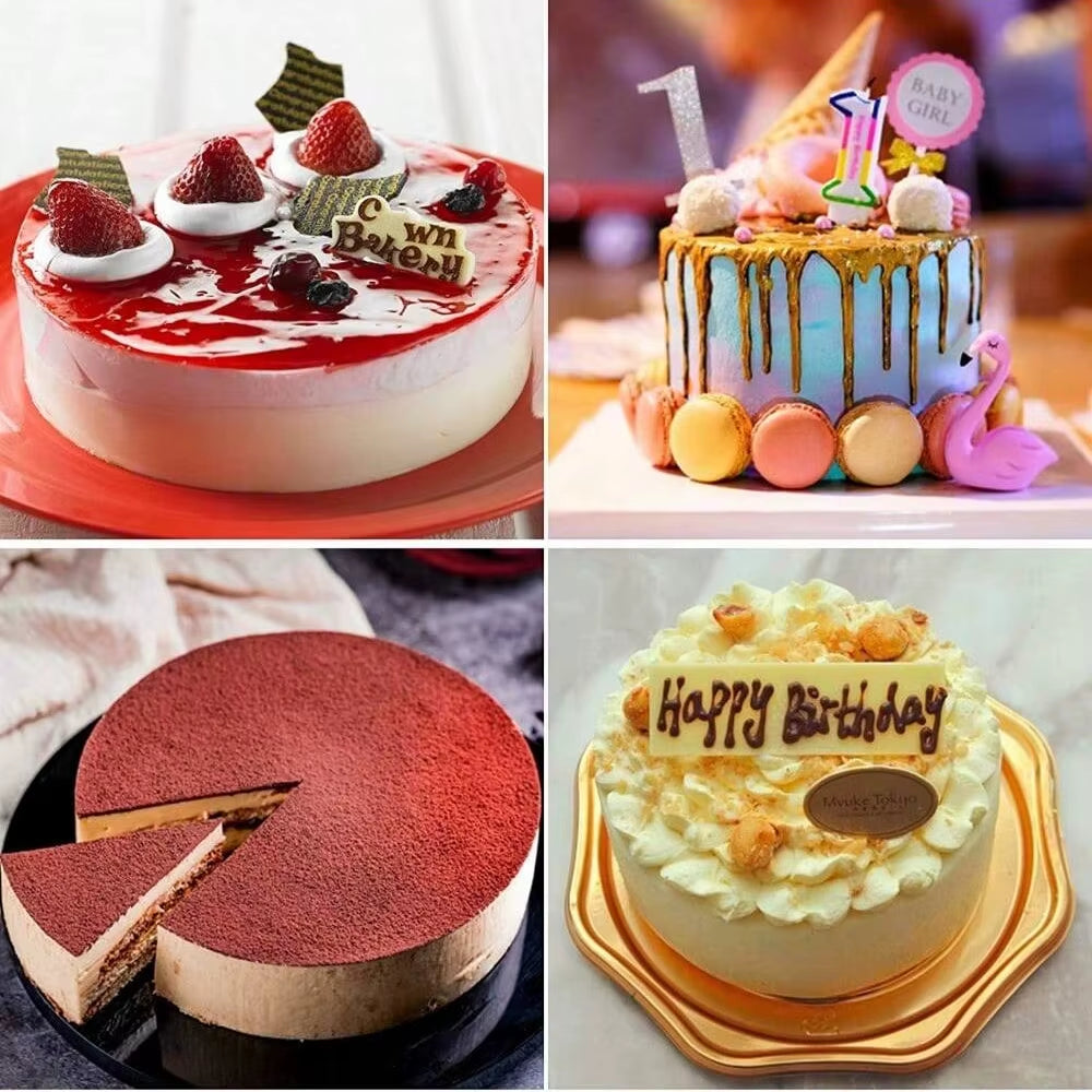 4/6/8 Inch Silicone round Cake Mold Nonstick Baking Pan for Mousse Dessert DIY Kitchen Bakeware Tool for Oven Pastry Cake Tools