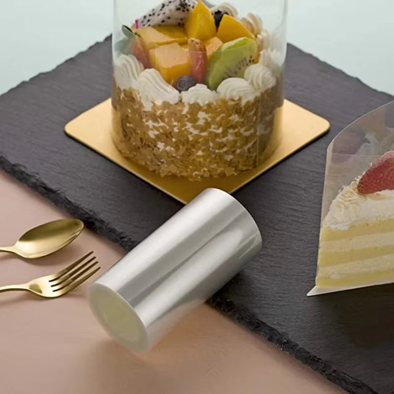 Bakeware Acetate Film for Cake Decor Transparent Cake Surround Film Mousse Cake Sheets Surrounding Edge DIY Cake Collar