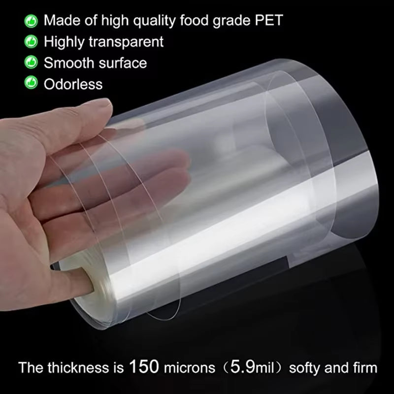Bakeware Acetate Film for Cake Decor Transparent Cake Surround Film Mousse Cake Sheets Surrounding Edge DIY Cake Collar