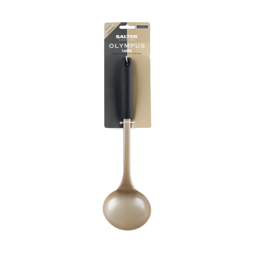 Salter Ladle Stainless Steel Spoon Kitchen Utensil Hanging Hook Olympus Gold