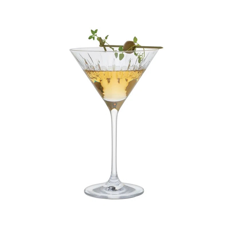 Limelight Mitre 210 Ml Crystal Martini Glass Set