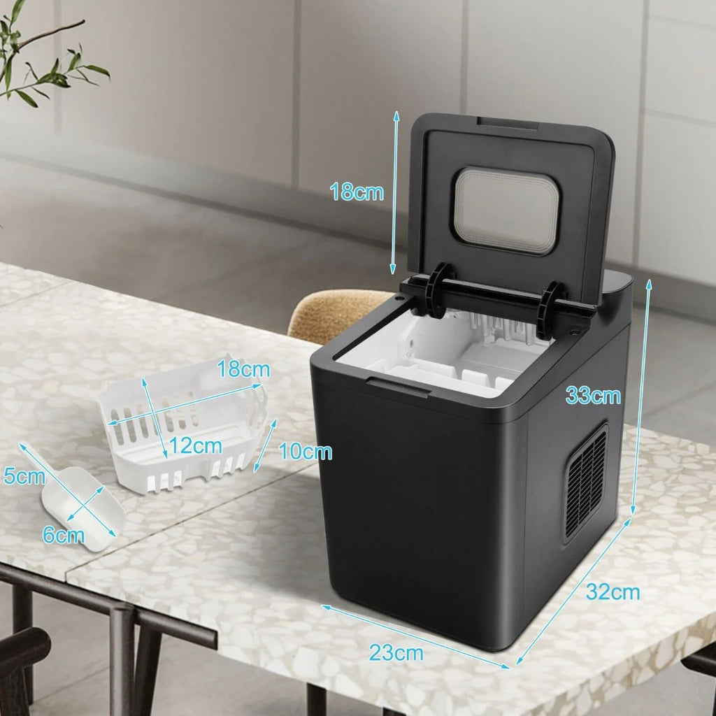 15KG/24H Countertop Ice Making Machine with Auto Clean
