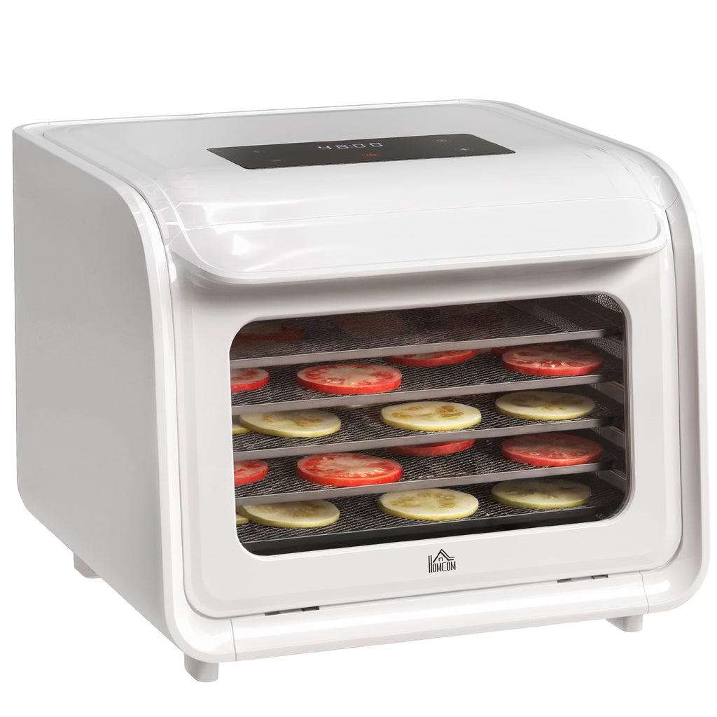 6 Tray Food Dehydrator with Adjustable Temperature, Timer, Freeze Dryer