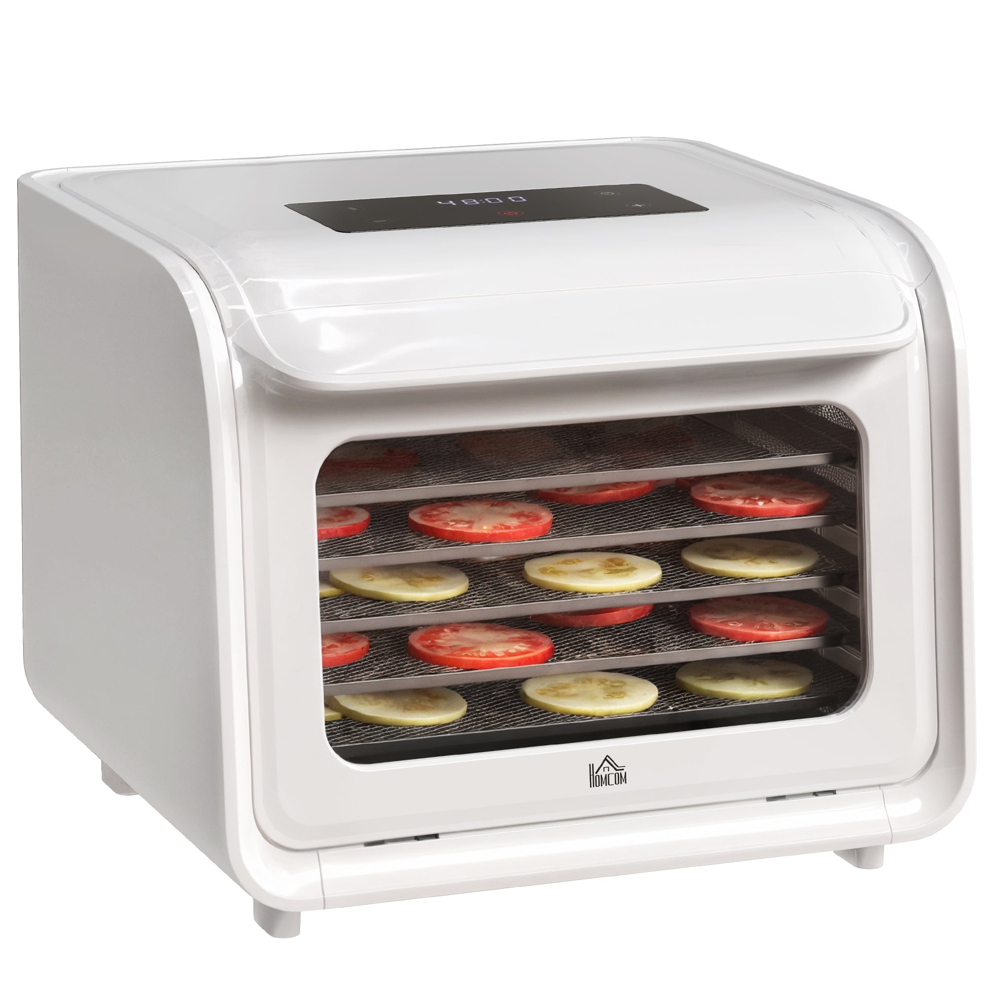 6 Tray Food Dehydrator with Adjustable Temperature, Timer, Freeze Dryer