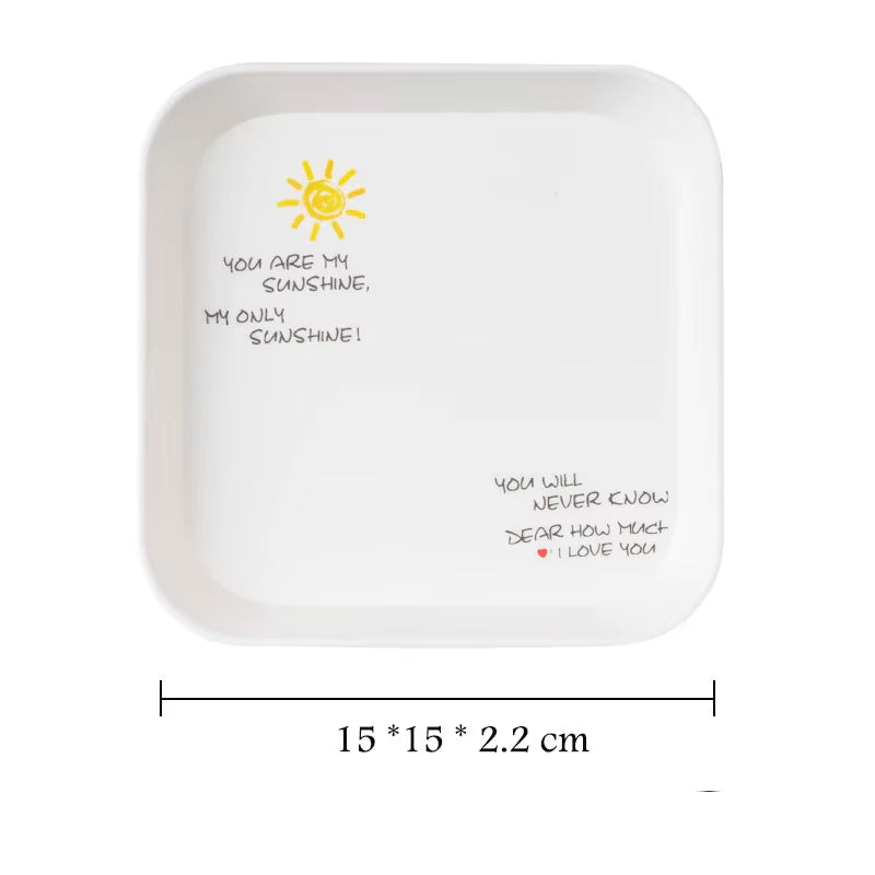 Melamine Dinnerware Bpa-Free Dishwasher Safe 100%,White Melamine Dinner Plates for Casual Dining Indoor and Outdoor Dining Party
