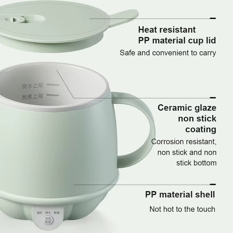 Health Stew Cup Electric Kettle Hot Water Thermal Heating Boiler Pot Travel Milk Warmer Heater Teapot Soup Porridge Slow Cooker