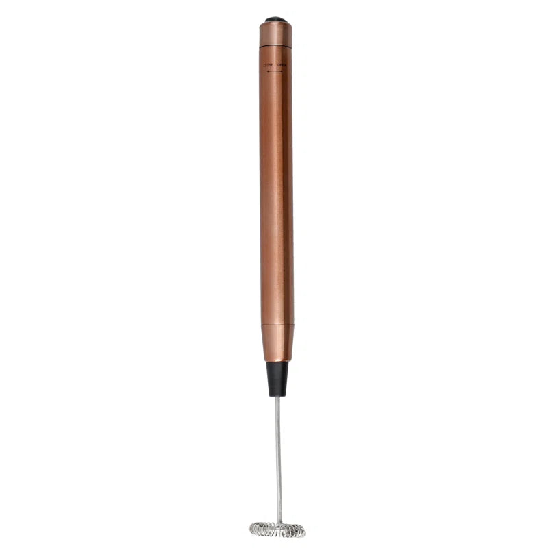 3Pc Set with Copper Pisa 8-Cup Cafetière, Milk Frother and 2X Copper Coffee Mugs