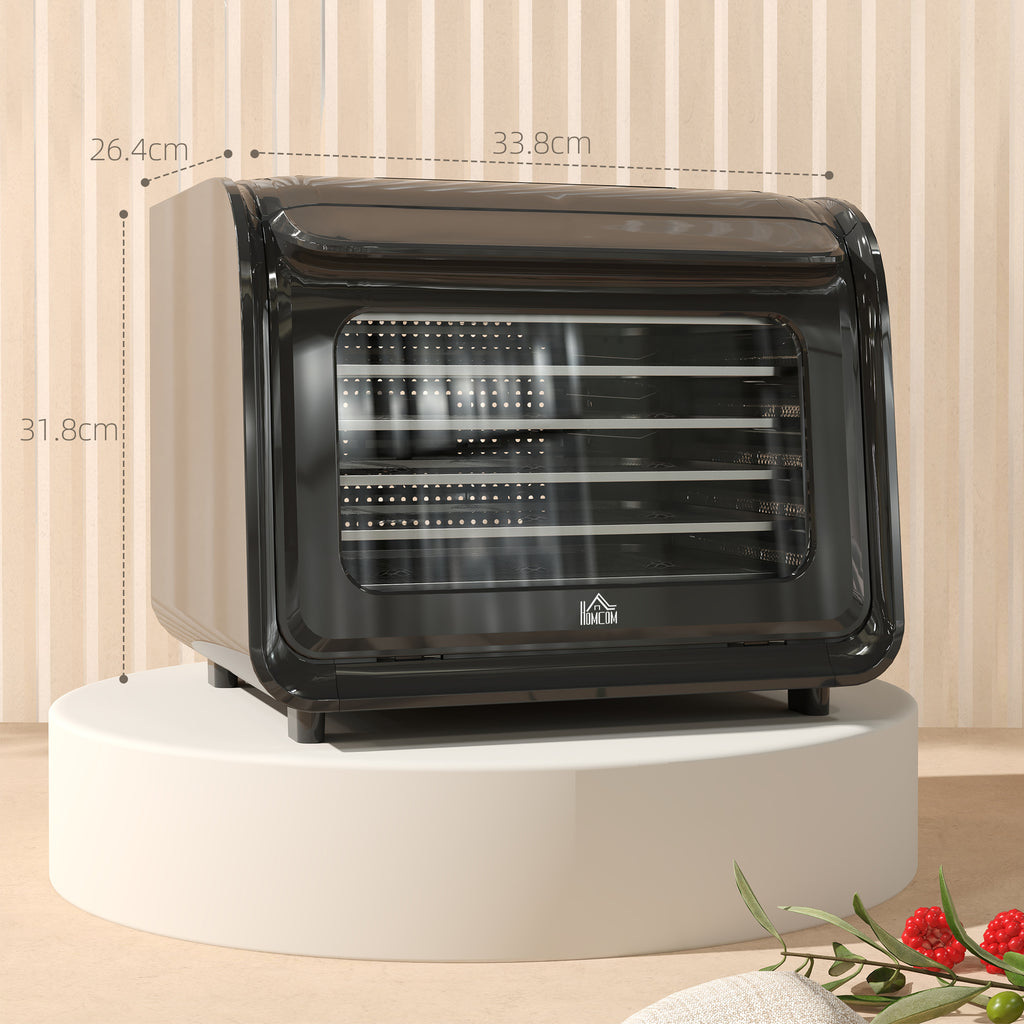 6 Tray Food Dehydrator with Adjustable Temperature, Timer, Freeze Dryer