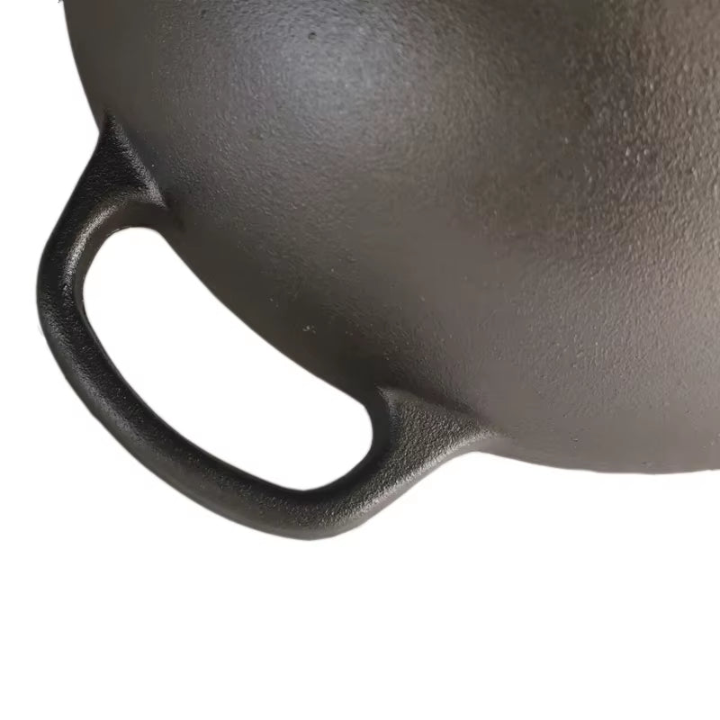 26Cm Cast Iron Stew Pot with Lid Multifunction Cookware