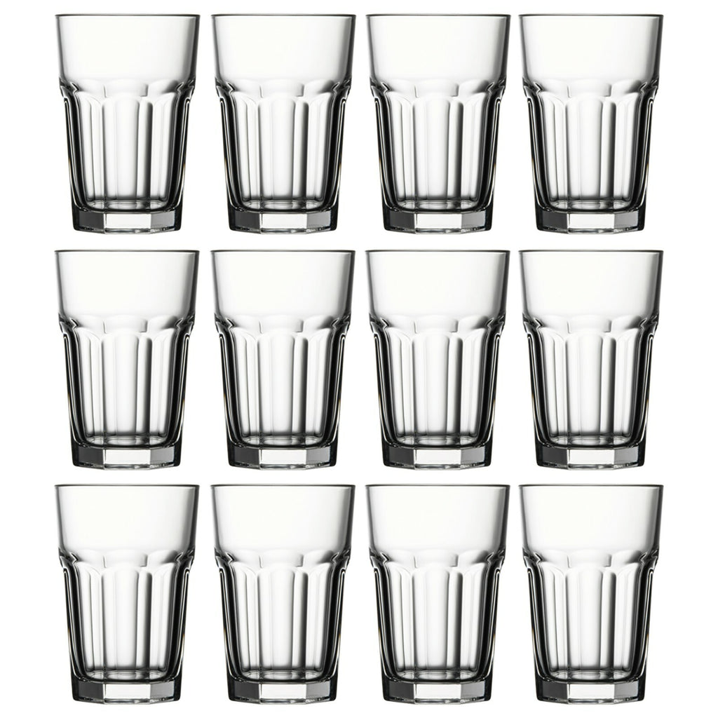 Pasabahce Casablanca 265Ml Set of 12 Tumbler Whisky Scotch Drinking Glasses Gift