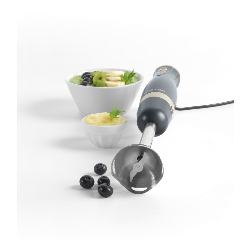 Salter Marino Hand Blender Immersion Blending 2 Speeds Settings Blue Grey 600 W