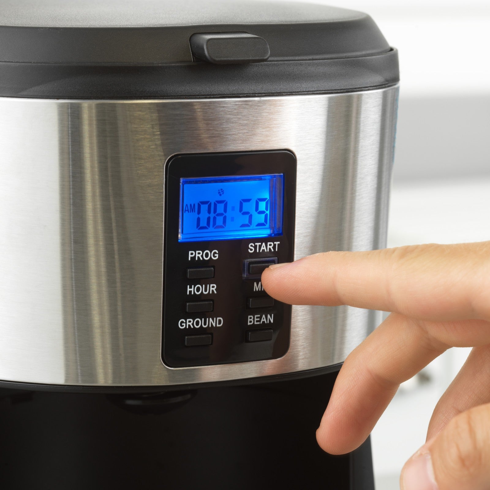 Salter Coffee Maker Machine Caffé Bean to Jug Grind & Brew with 750Ml Carafe