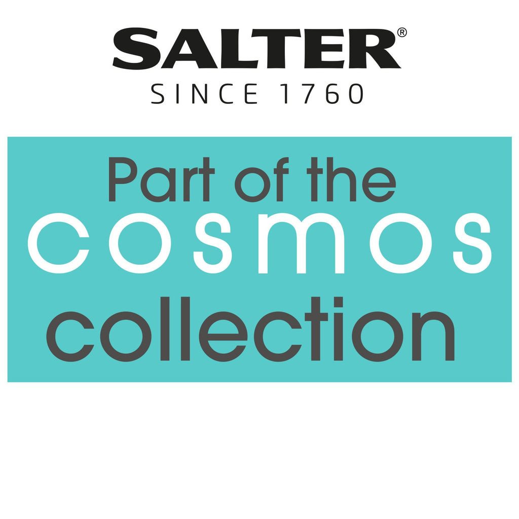 Salter Solid Spoon Serve Cooking Kitchen Utensil Nonstick Easy Clean Cosmos Grey