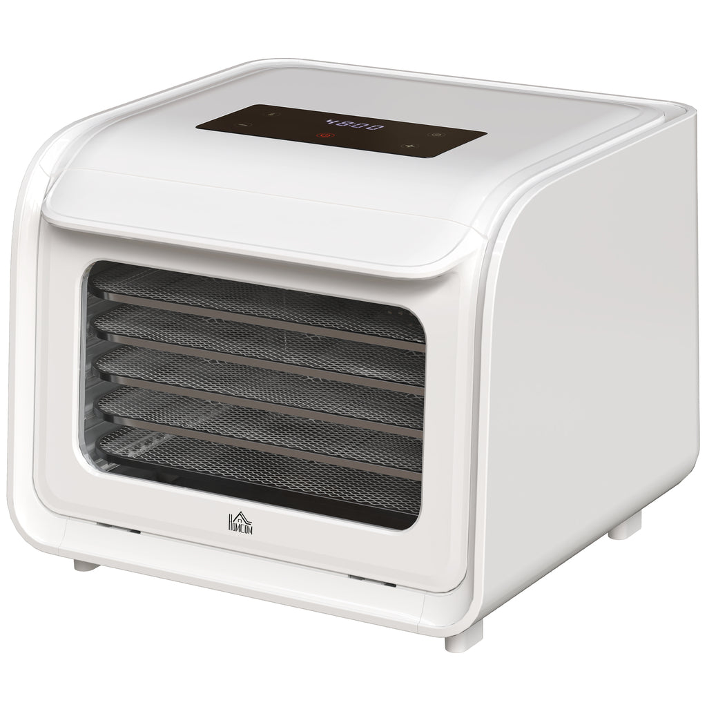 6 Tray Food Dehydrator with Adjustable Temperature, Timer, Freeze Dryer