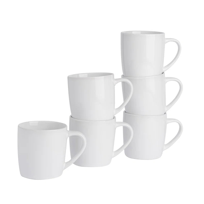 - Coloured Coffee Mugs - 350Ml - Pack of 6