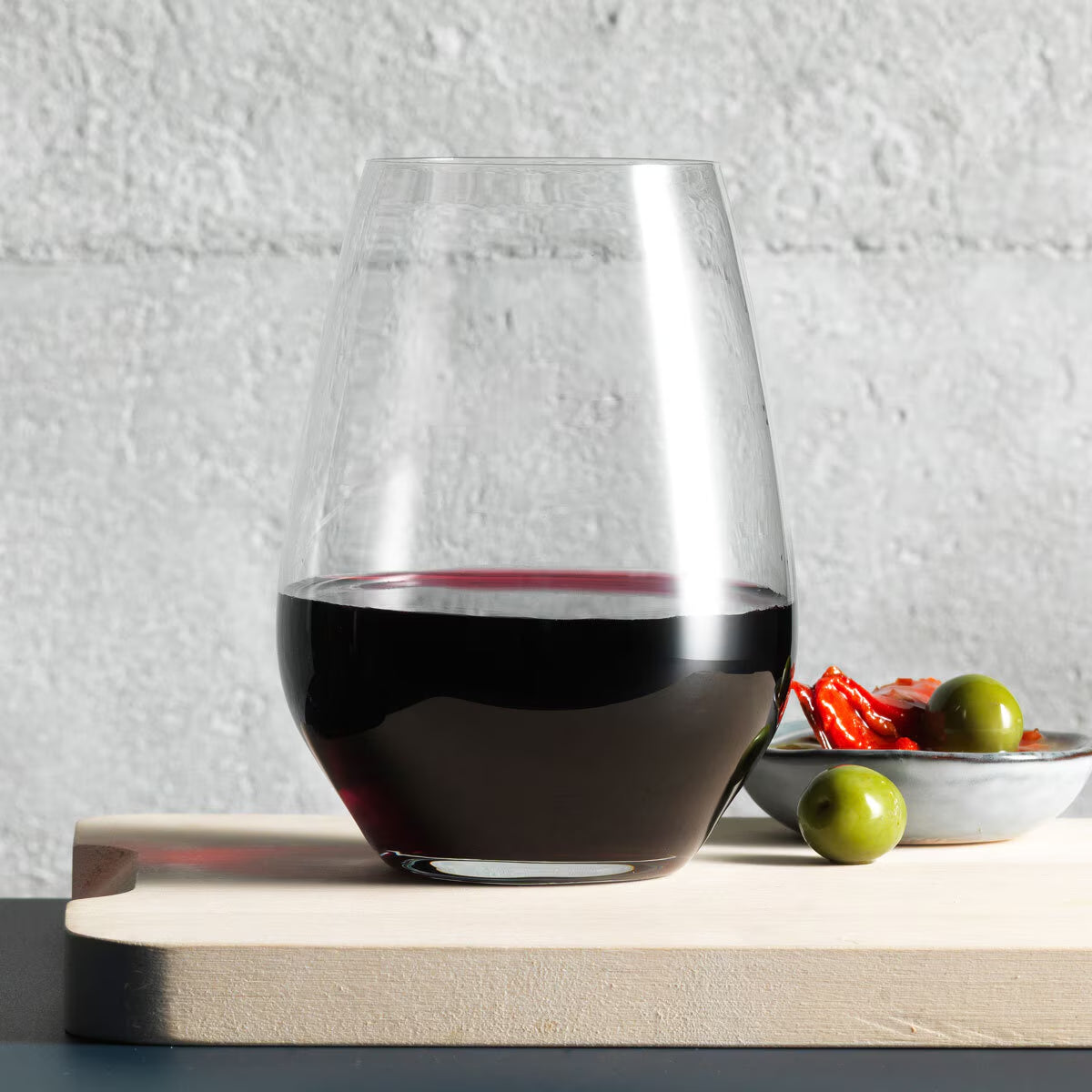 Crystalline Stemless Wine Glasses, 540Ml, 8 Pack