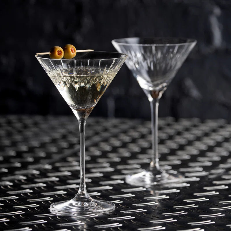 Limelight Mitre 210 Ml Crystal Martini Glass Set