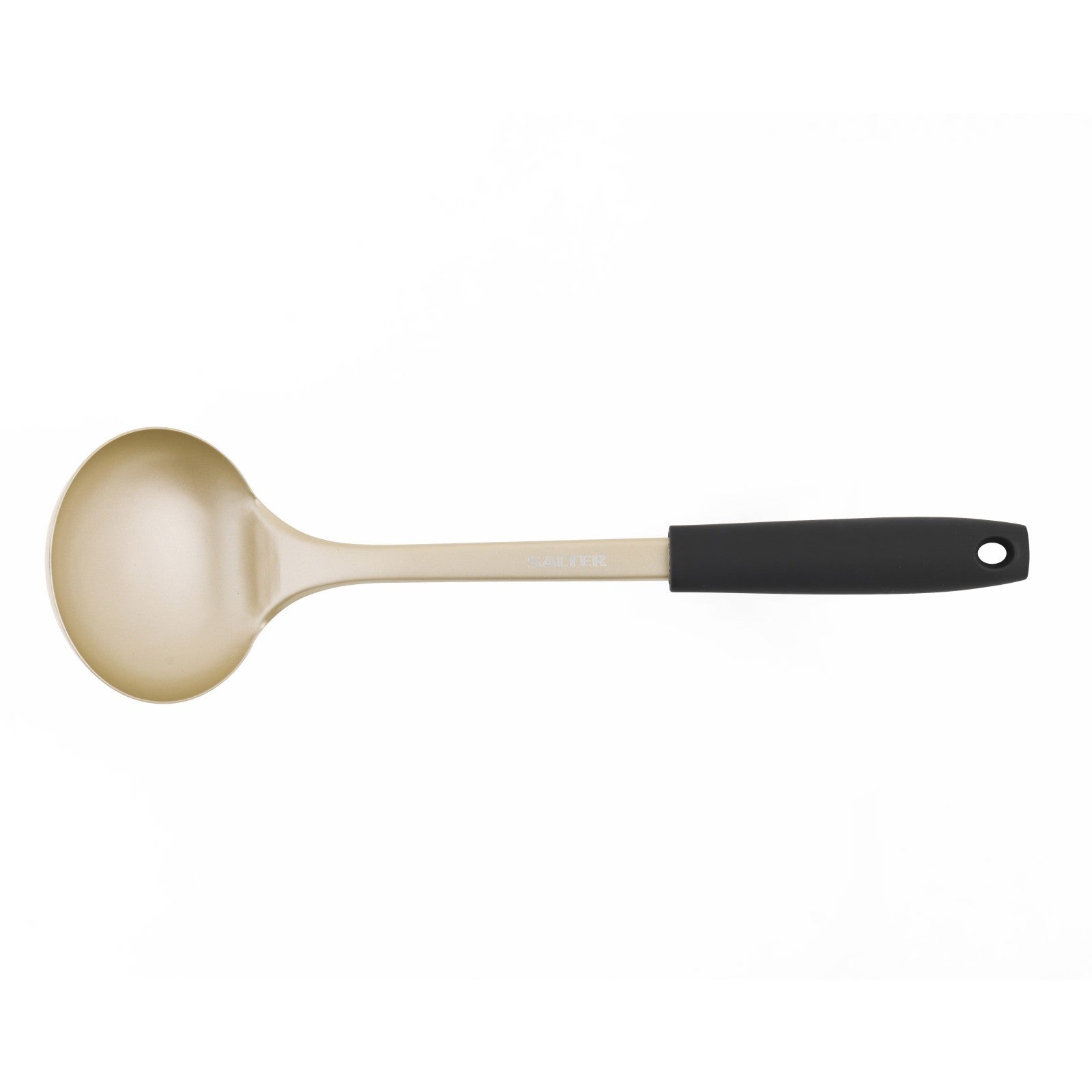 Salter Ladle Stainless Steel Spoon Kitchen Utensil Hanging Hook Olympus Gold