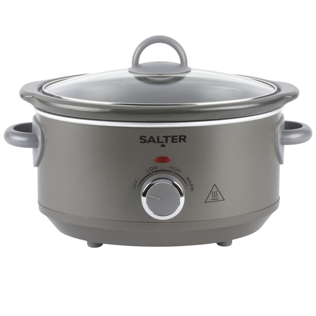 Salter Cosmos 3.5L Slow Cooker 3 Heat Settings/Keep Warm for Family Cooking 200W