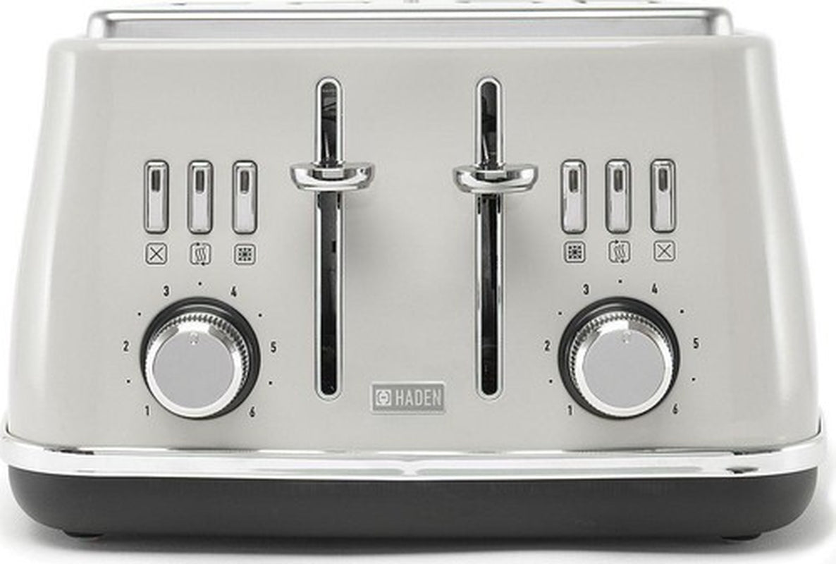Haden - Kettle, Toaster & Microwave Set - 1.7L, 4 Slice, 800W - Cotswold-Taupe