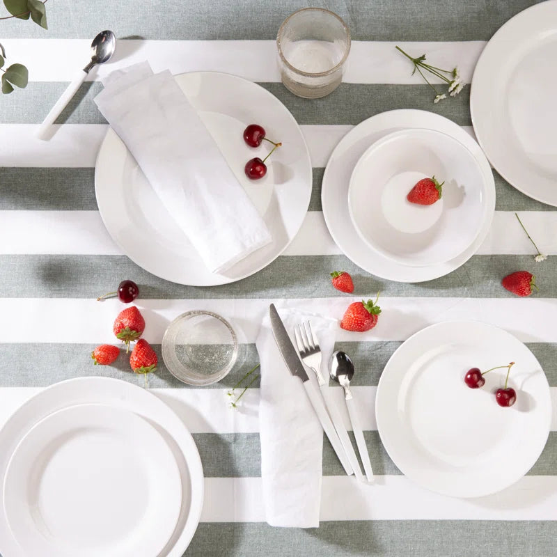 Duane 18 Piece Melamine Dinnerware Set - Service for 6