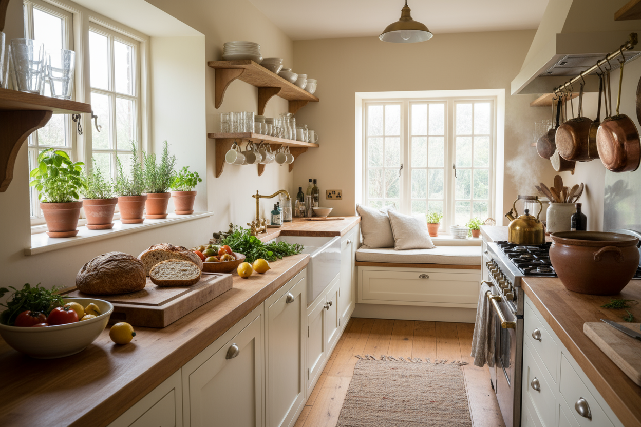 warm home kitchen feeling